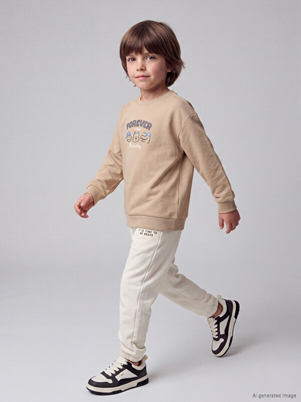 LCW Kids Pantaloni de trening jogger groși pentru băieți