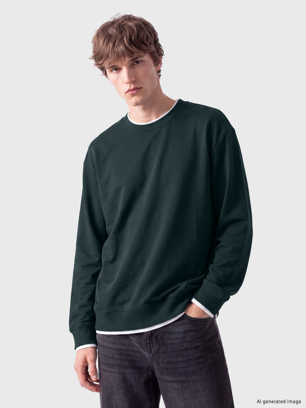 XSIDE Crew Neck Embroidered Men's Sweatshirt