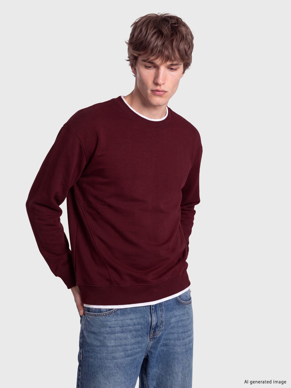 XSIDE Crew Neck Embroidered Men's Sweatshirt