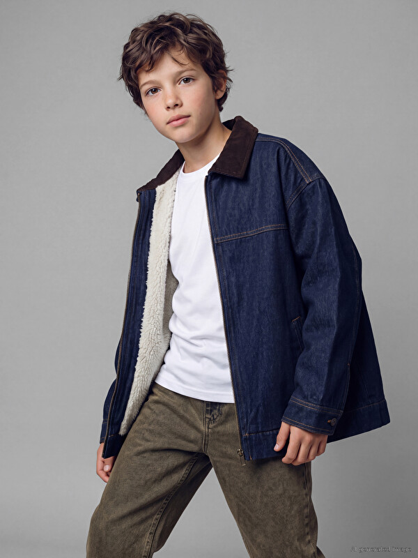 LCW Kids Veste en jean garçon