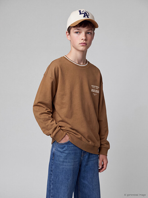 LCW Kids Crew Neck Boys' T-Shirt