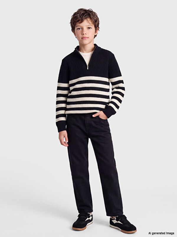 LCW Kids Blugi Loose Fit pentru Băieți