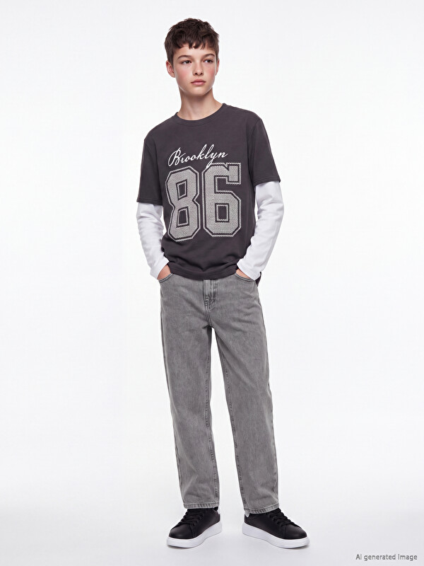 LCW Kids Boy Grey Jeans