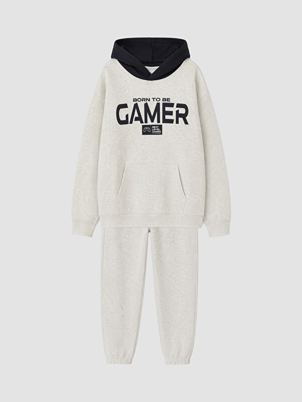 LCW Kids Boy Grey Tracksuit Set