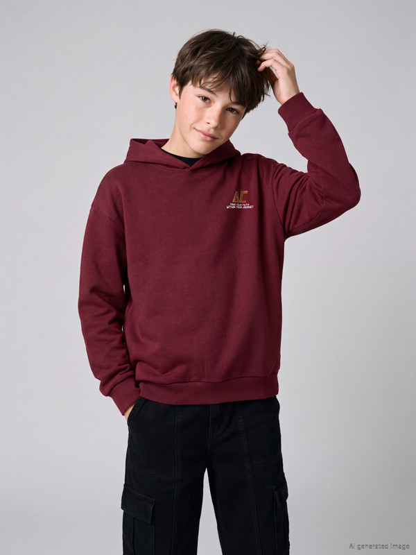 LCW Kids Baskılı Erkek Çocuk Sweatshirt