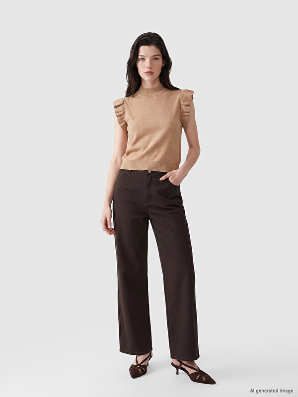 LCW Comfort Regular Fit Women's Twill Trousers