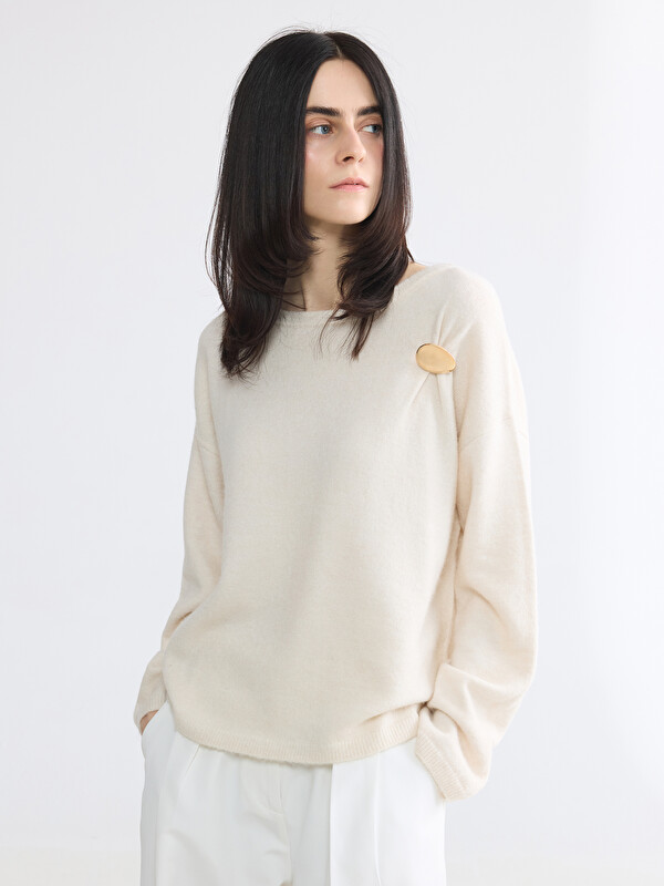 LCW EVERYDAY Crew Neck Women's Knitwear Sweater