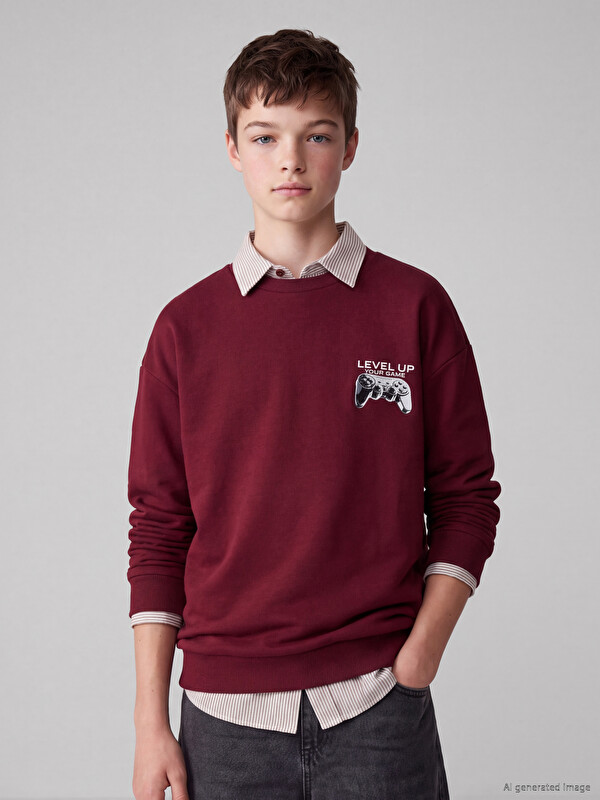 LCW Kids Crew Neck Boys' T-Shirt