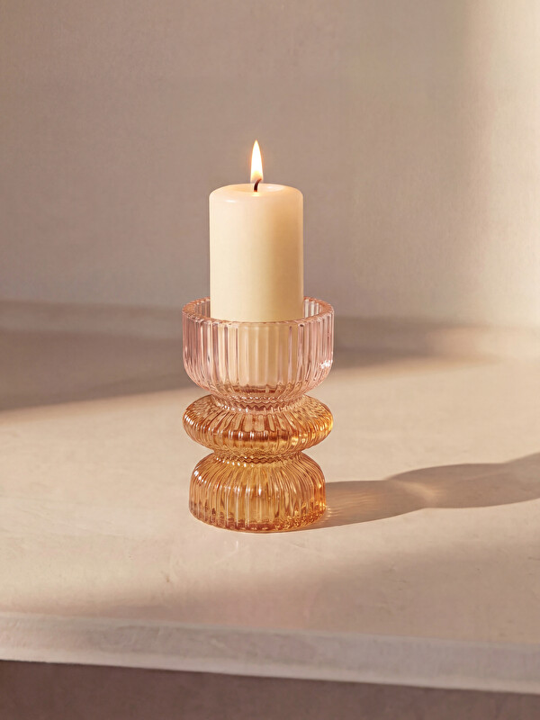 LCW HOME Glass Candle Holder