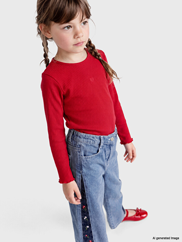 LCW Kids Wideleg Girls' Jeans