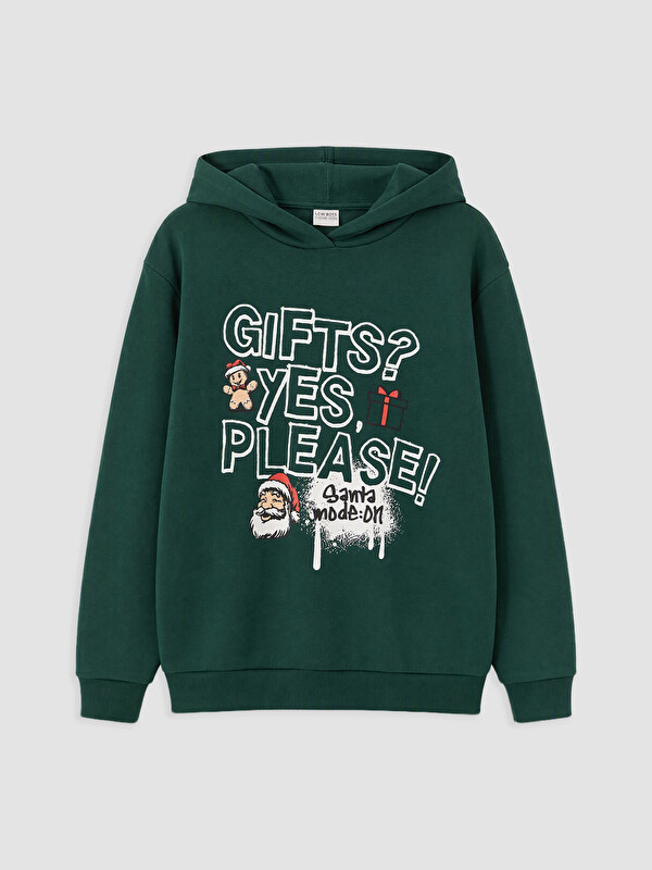 LCW Kids Boy Green Sweatshirt