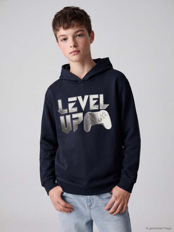 LCW Kids Hooded Thick Boy's Sweatshirt