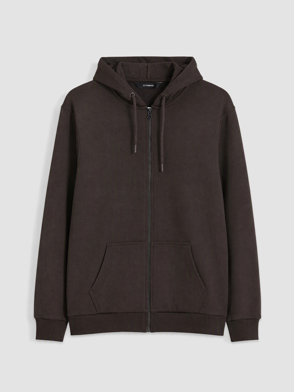 LC WAIKIKI Kapüşonlu Erkek Fermuarlı Sweatshirt