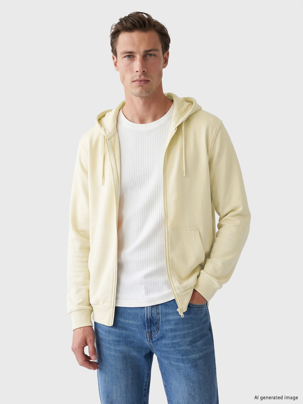 LC WAIKIKI Kapüşonlu Erkek Fermuarlı Sweatshirt
