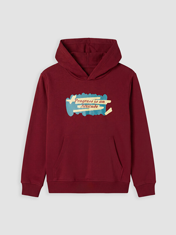 LC WAIKIKI Baskılı Erkek Çocuk Kalın Sweatshirt