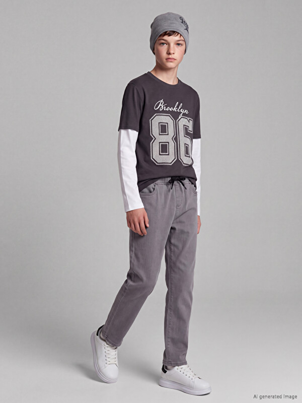 LCW Kids Slim Fit Erkek Çocuk Jean Pantolon
