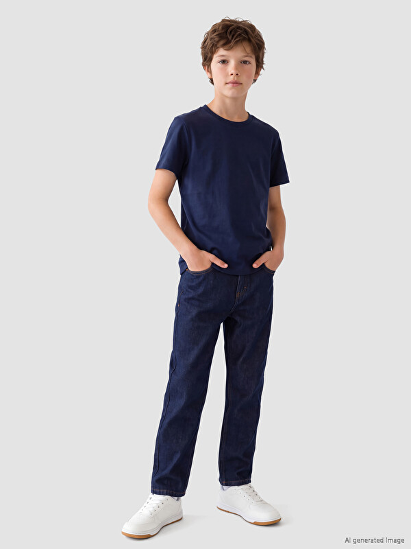 LCW Kids Regular Fit dečije farmerke sa pet džepova