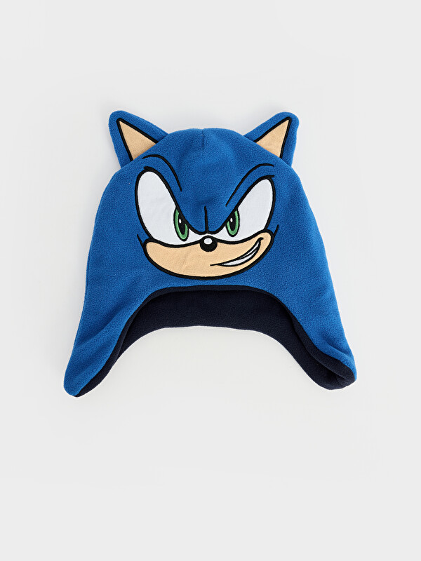 LCW ACCESSORIES Sonic Baskılı Erkek Bebek Kar Şapkası