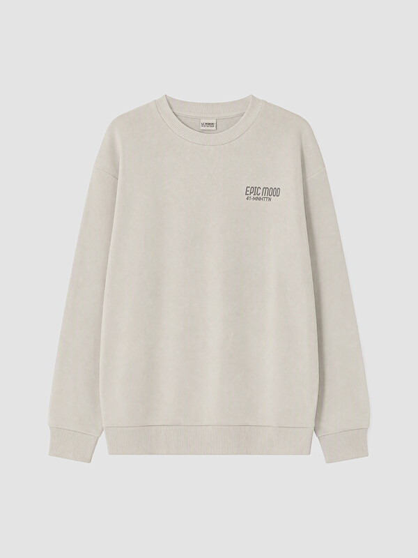 LCW Kids Printed Boys' Thick Sweatshirt