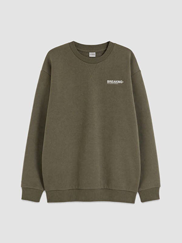LCW Kids Bisiklet Yaka Erkek Çocuk Sweatshirt