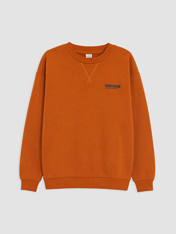 LCW Kids Boy Orange Sweatshirt