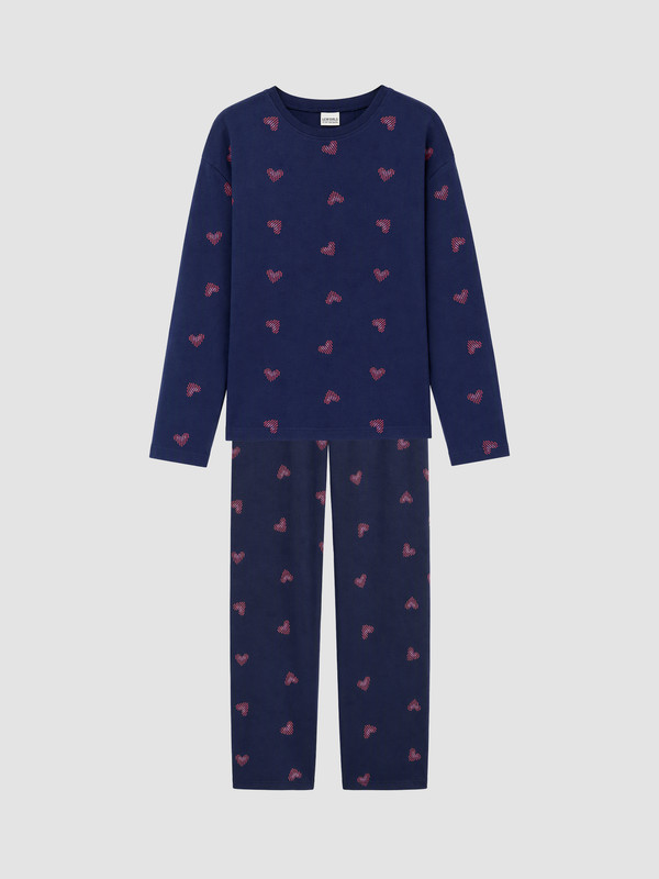 LCW Kids Printed Girls' Pyjamas Set