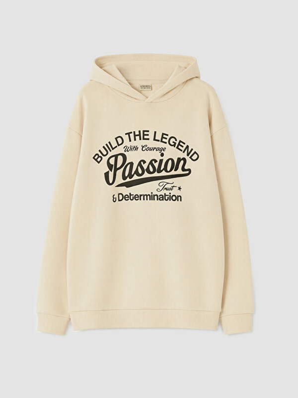 LCW Kids Baskılı Erkek Çocuk Kalın Sweatshirt