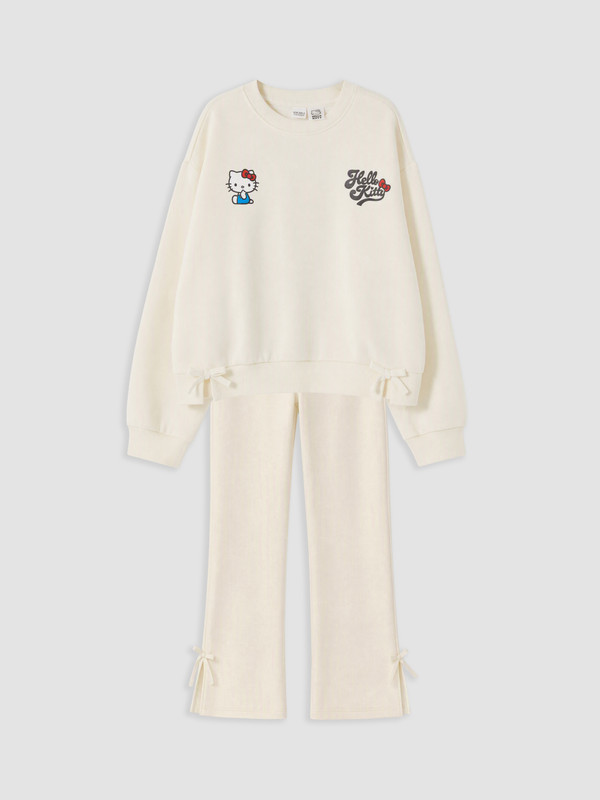 LCW Kids hello kitty принтті қыздарға арналған қалың жинақ