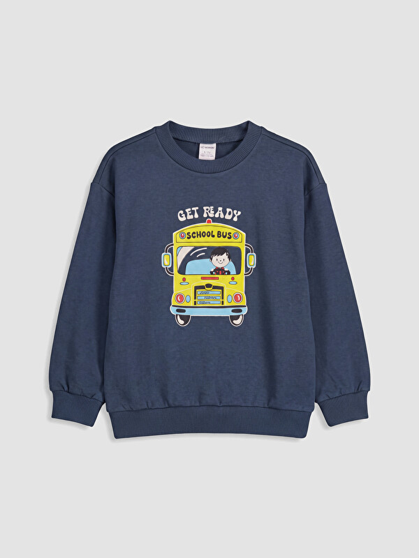 LC WAIKIKI Baskılı Erkek Çocuk Sweatshirt
