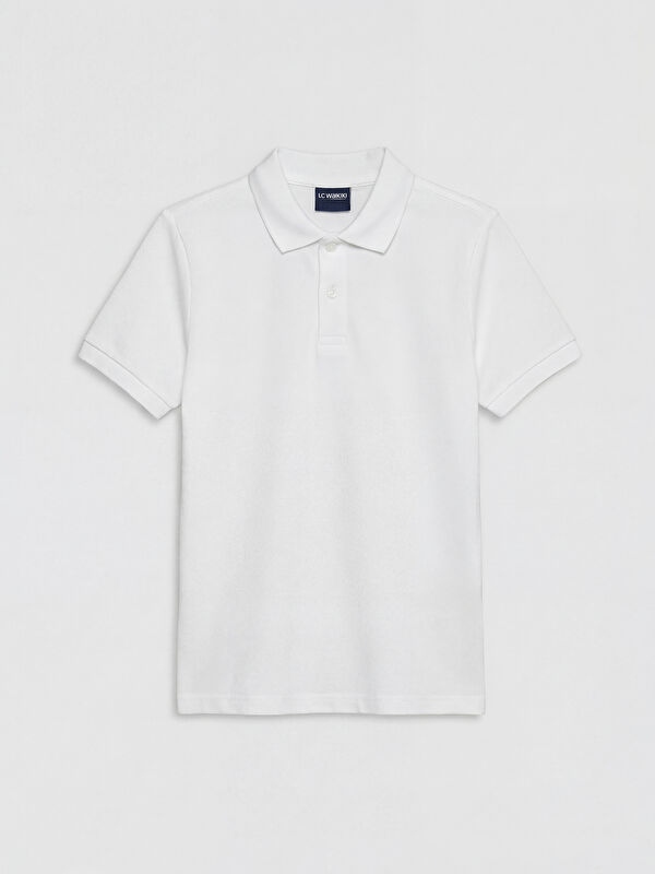 LCW Kids Polo Yaka Kız Çocuk Pike Tişört