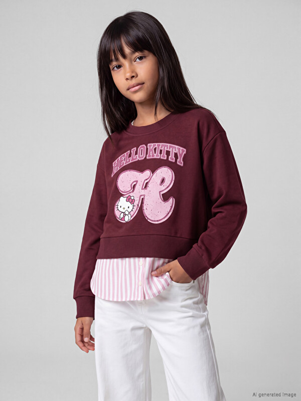 LCW Kids Суитчър Hello Kitty за момичета