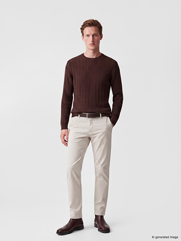 SOUTHBLUE Standard Fit Men's Chino Trousers