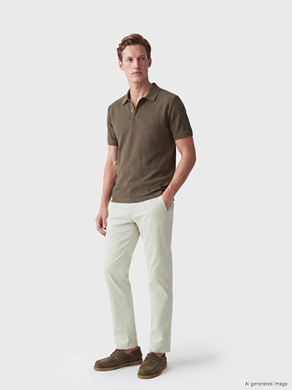 SOUTHBLUE Man Beige Trousers
