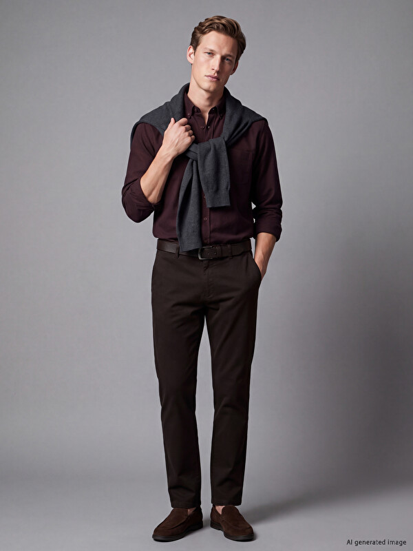 SOUTHBLUE Standard Fit Men's Trousers