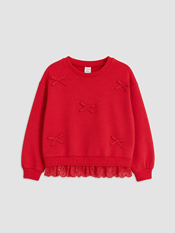 LCW Kids Bow Girls' Sweatshirt
