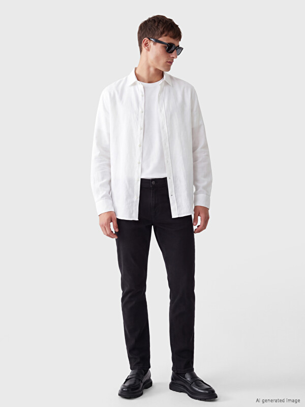 LCW Jeans جينز 750 بقصة ضيقة للرجال