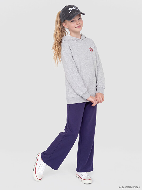 LCW Kids Wide Leg Girls' Pyjamas Bottom