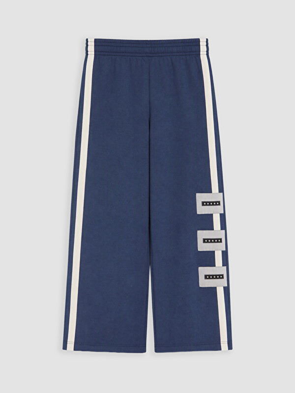 LCW Kids Girls' Striped Wide Leg Sweatpants