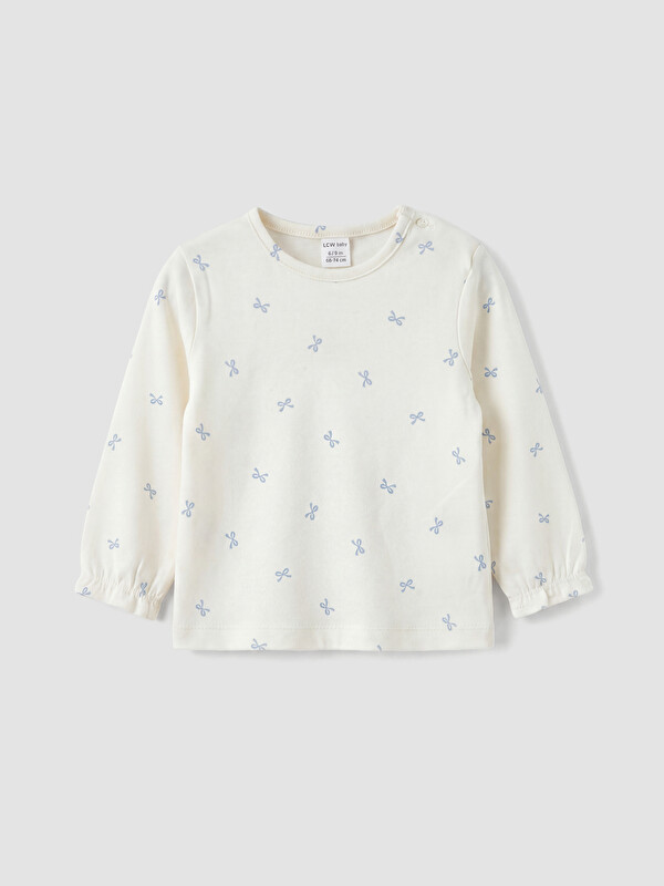 LCW ECO Момиче Екрю Тениска