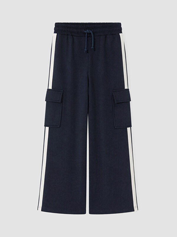 LCW Kids Cargo Pocketed Girls' Sweatpants