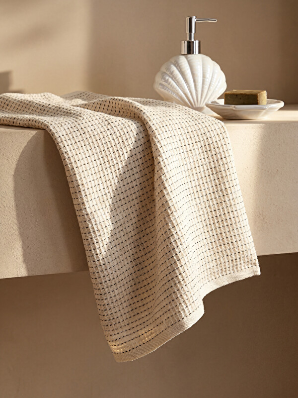LCW HOME Striped Cotton Face Towel 50x80 cm