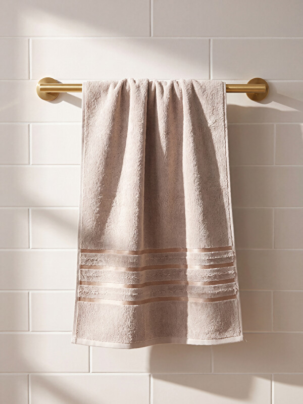 LCW HOME Striped Cotton Hand Towel 50x80 cm