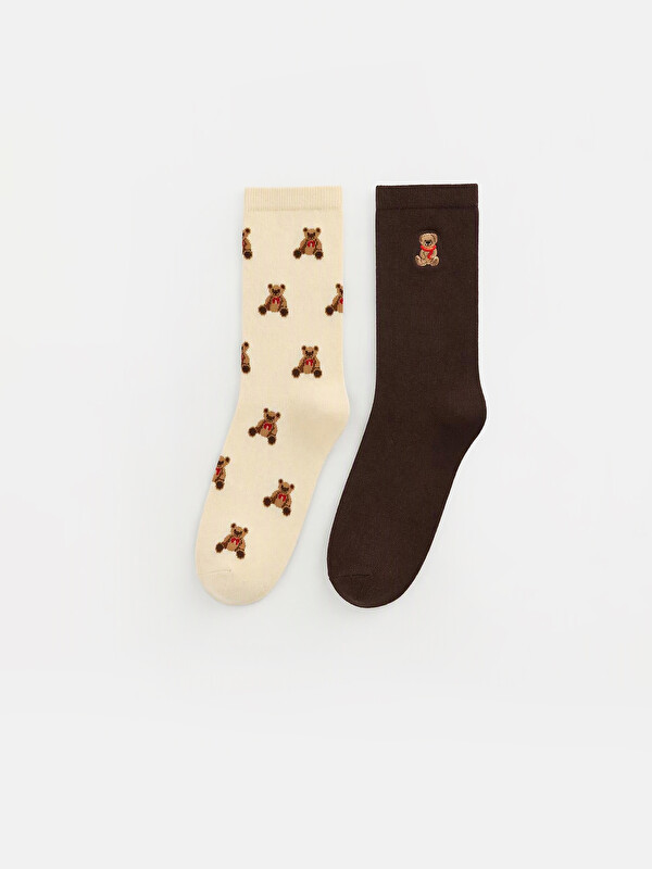 LCW DREAM Woman Beige Ankle Socks