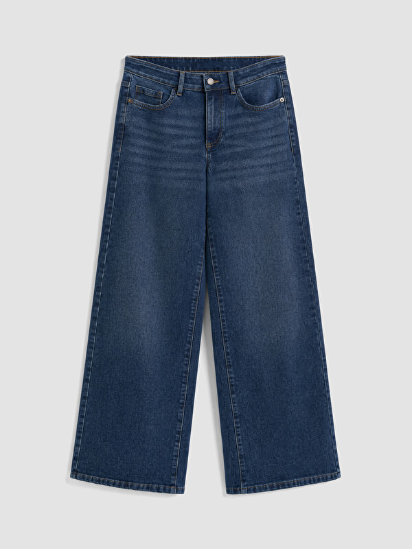 LCW Jeans Женские джинсы с высокой посадкой и широкими штанинами