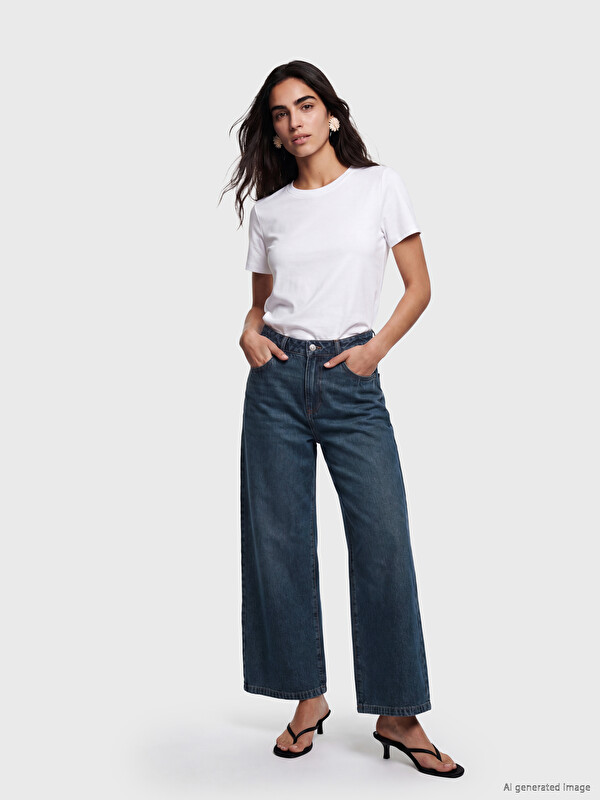LCW Jeans Жінка Індиго Джинси