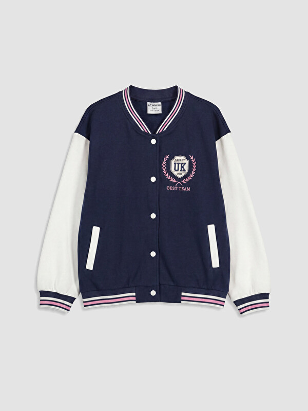 LC WAIKIKI Embroidered Girls' College Jacket