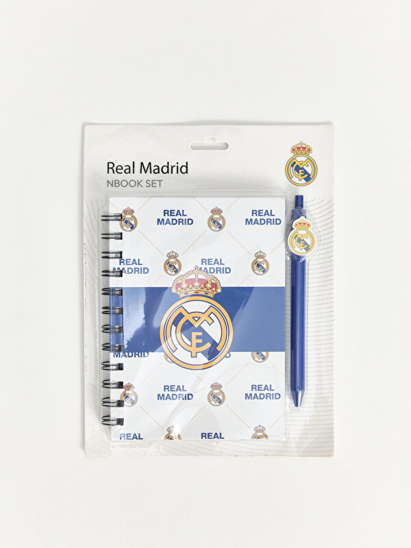 LCW JOY Real Madrid Printed Notebook and Pen Set
