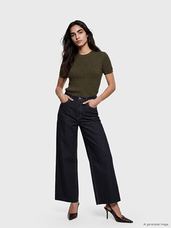 LCW Jeans High Waisted Wideleg Women's Jeans