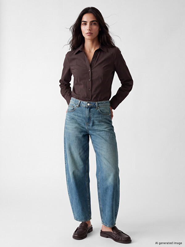 LCW Jeans Джинсы свободного кроя для женщин