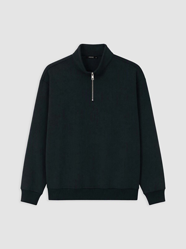 XSIDE Mock Neck Men's Thick Sweatshirt